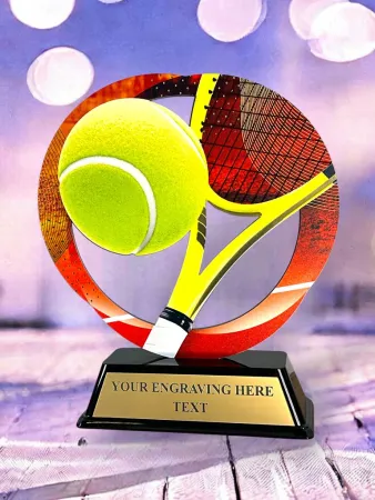 Kovová trofej SAM02M03 | Tenis Výška cm: 17