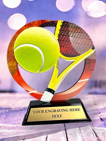 Kovová trofej SAM02M03 | Tenis Výška cm: 17