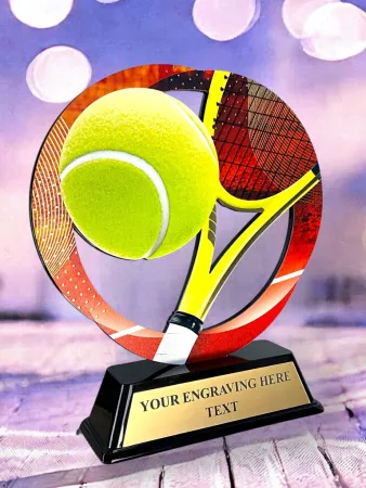 Kovová trofej SAM02M03 | Tenis Výška cm: 17