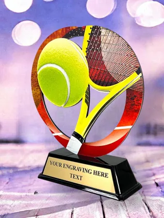 Kovová trofej SAM02M03 | Tenis Výška cm: 17