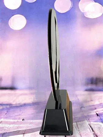 Kovová trofej SAM02M04 | Badminton Výška cm: 17, Barva: bronz