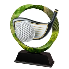 Kovová trofej SAM02M06 | Golf Výška cm: 17, Barva: bronz