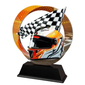 Kovová trofej SAM02M11 | Motorsport Výška cm: 17, Barva: bronz