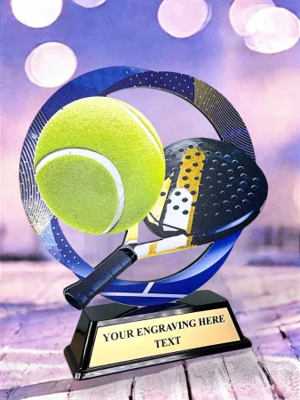 Kovová trofej SAM02M15 | Padel Výška cm: 15