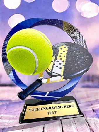 Kovová trofej SAM02M15 | Padel Výška cm: 15