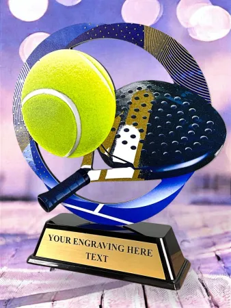 Kovová trofej SAM02M15 | Padel Výška cm: 15