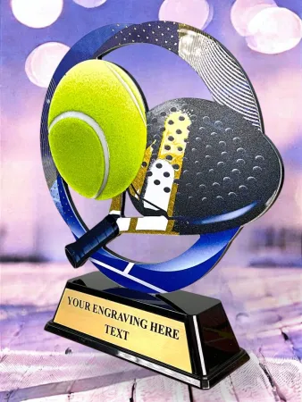 Kovová trofej SAM02M15 | Padel Výška cm: 15