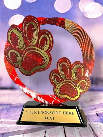 Kovová trofej SAM02M20 | Kynologie Výška cm: 15, Barva: bronz