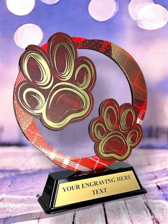 Kovová trofej SAM02M20 | Kynologie Výška cm: 15, Barva: bronz