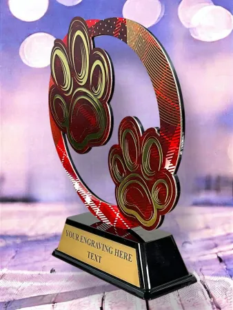 Kovová trofej SAM02M20 | Kynologie Výška cm: 15, Barva: bronz