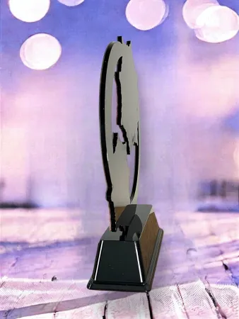 Kovová trofej SAM02M20 | Kynologie Výška cm: 15, Barva: bronz