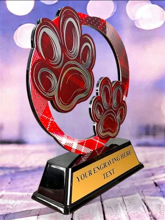 Kovová trofej SAM02M20 | Kynologie Výška cm: 15, Barva: bronz