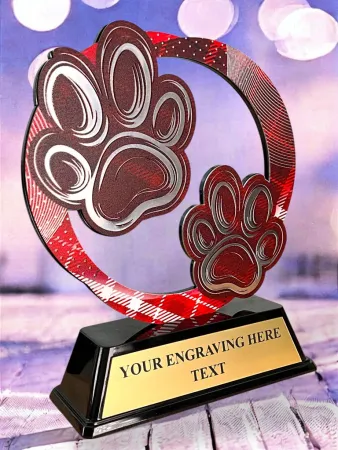 Kovová trofej SAM02M20 | Kynologie Výška cm: 15, Barva: bronz