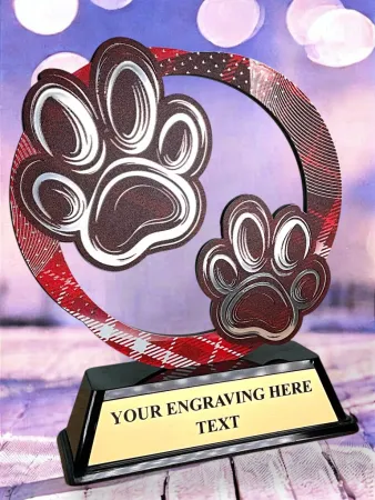 Kovová trofej SAM02M20 | Kynologie Výška cm: 15, Barva: bronz