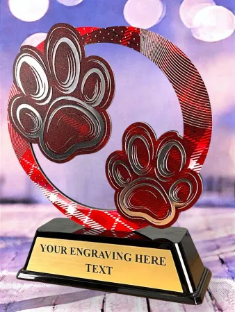 Kovová trofej SAM02M20 | Kynologie Výška cm: 15, Barva: bronz
