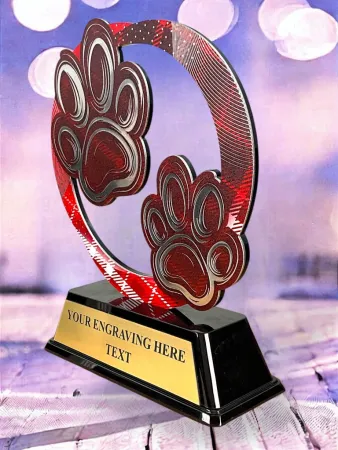 Kovová trofej SAM02M20 | Kynologie Výška cm: 15, Barva: bronz