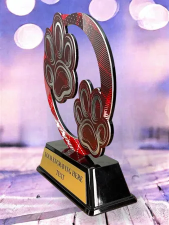 Kovová trofej SAM02M20 | Kynologie Výška cm: 15, Barva: bronz