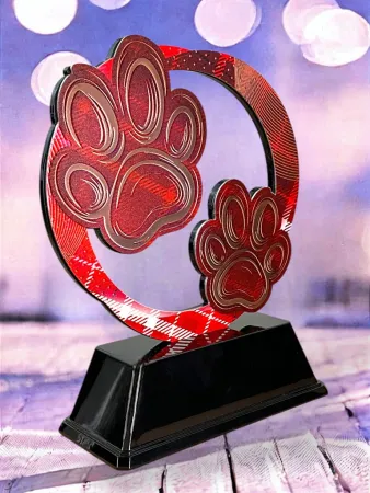 Kovová trofej SAM02M20 | Kynologie Výška cm: 15, Barva: bronz