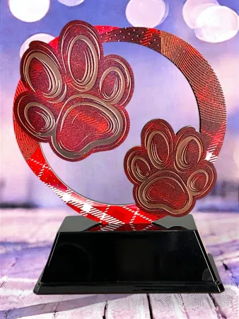 Kovová trofej SAM02M20 | Kynologie Výška cm: 15, Barva: bronz