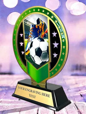 Kovová trofej SAM03M02 | Fotbal Výška cm: 17, Barva: bronz