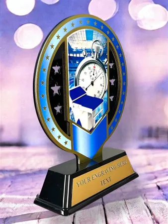 Kovová trofej SAM03M13 | Plavání Výška cm: 15, Barva: bronz