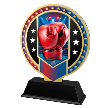 Kovová trofej SAM03M14 | Bojová umění Výška cm: 13, Barva: bronz