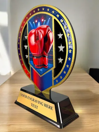 Kovová trofej SAM03M14 | Bojová umění Výška cm: 13, Barva: bronz