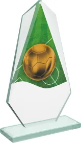 Skleněná trofej CRTF20008M5 | Fotbal Výška cm: 19,5