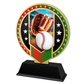 Kovová trofej SAM03M17 | Baseball Výška cm: 17, Barva: zlato