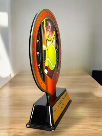 Kovová trofej SAM03M20 | Tenis Výška cm: 13, Barva: bronz