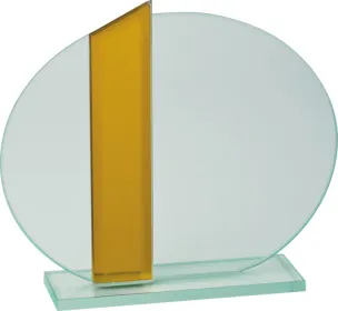 Skleněná trofej CR0152 Výška cm: 13