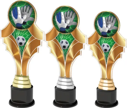 Akrylátová trofej ACTKF02 Výška cm: 28, zlato