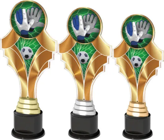 Akrylátová trofej ACTKF02 Výška cm: 28, zlato