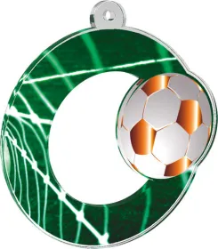 Akrylátová medaile MDAF0010M5 | Fotbal Stuha: ST2, MD průměr: 7