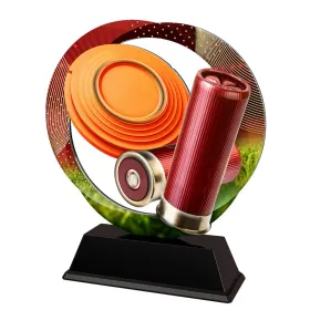 Kovová trofej SAM02M22 | Střelba Výška cm: 13, Barva: plnobarevná