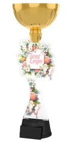 Akrylátová trofej ACUPCGM128 | Květinová edice Výška cm: 32