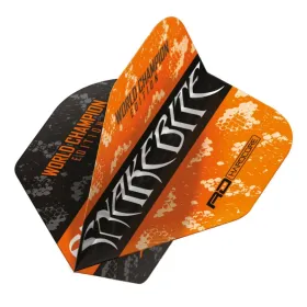 Red Dragon Letky Peter Wright - Yin Yang - Orange & Black RF6965