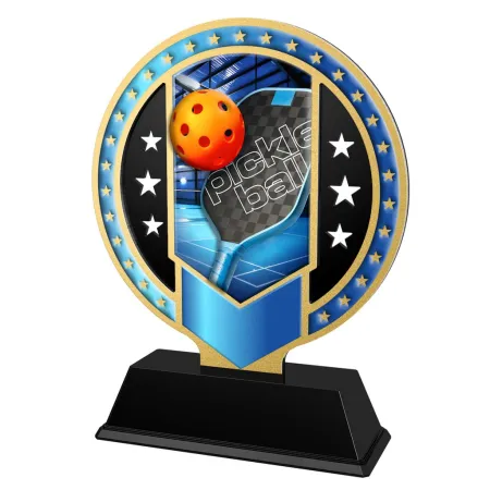 Kovová trofej SAM03M27 | Pickleball Výška cm: 17, Barva: bronz