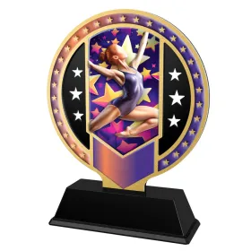 Kovová trofej SAM03M29 | Gymnastika Výška cm: 15, Barva: stříbro