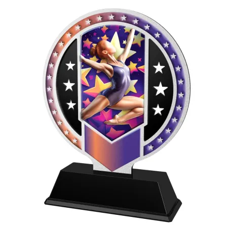 Kovová trofej SAM03M29 | Gymnastika Výška cm: 15, Barva: bronz