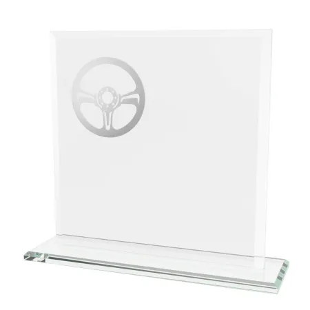 Skleněná trofej CRM20241M12 | Motorsport Výška cm: 17, Šířka cm: 17, Barva: Zlato