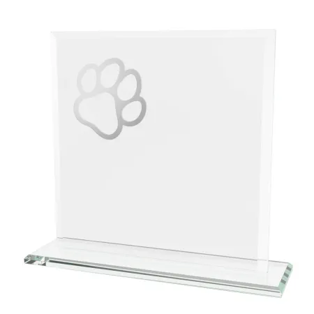 Skleněná trofej CRM20241M19 | Kynologie Výška cm: 15, Šířka cm: 15, Barva: Bronz