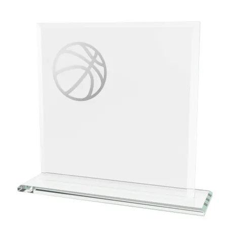 Skleněná trofej CRM20241M20 | Basketball Výška cm: 15, Šířka cm: 15, Barva: Zlato