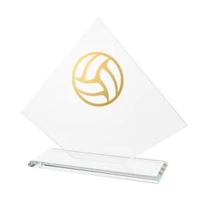 Skleněná trofej CRM202405M05 | Petanque Výška cm: 15,5, Barva: Stříbro