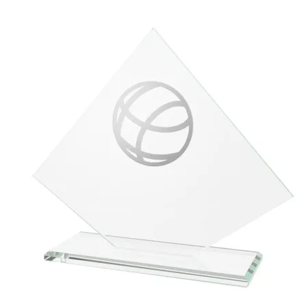 Skleněná trofej CRM202405M05 | Petanque Výška cm: 13,5, Barva: Zlato