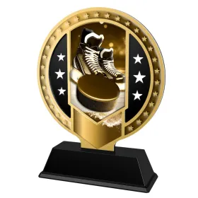 Kovová trofej SAMR03M03 | Hokej Výška cm: 17, Barva: stříbro