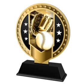 Kovová trofej SAMR03M17 | Baseball Výška cm: 13, Barva: stříbro