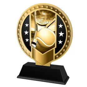 Kovová trofej SAMR03M20 | Tenis Výška cm: 13, Barva: zlato