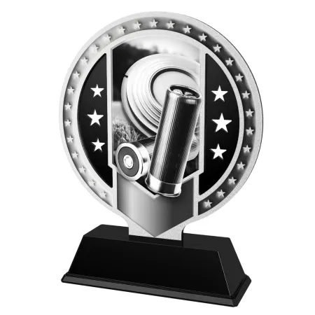 Kovová trofej SAMR03M26 | Střelba Výška cm: 17, Barva: bronz