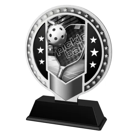 Kovová trofej SAMR03M27 | Pickleball Výška cm: 17, Barva: bronz